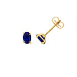 9ct Yellow Gold Lab Grown Diamond Sapphire Jewellery - V233S