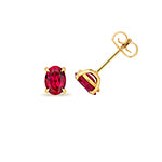 9ct Yellow Gold Lab Grown Diamond Ruby Jewellery - V234R