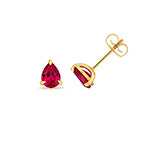 9ct Yellow Gold Lab Grown Diamond Ruby Jewellery - V236R