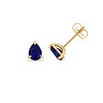 9ct Yellow Gold Lab Grown Diamond Sapphire Jewellery - V236S
