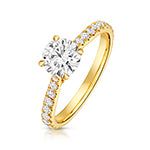 18ct Yellow Gold Lab Grown Diamond Jewellery – VCQ101/100
