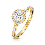 18ct Yellow Gold Lab Grown Diamond Jewellery – VCQ103/075