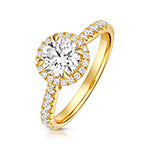 18ct Yellow Gold Lab Grown Diamond Jewellery – VCQ103/100