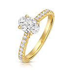 18ct Yellow Gold Lab Grown Diamond Jewellery – VCQ105/100