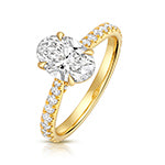 18ct Yellow Gold Lab Grown Diamond Jewellery – VCQ105/150