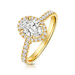 18ct Yellow Gold Lab Grown Diamond Jewellery – VCQ107/100