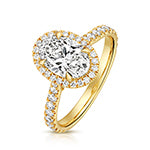 18ct Yellow Gold Lab Grown Diamond Jewellery – VCQ107/150