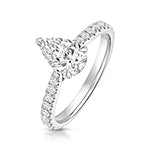 18ct White Gold Lab Grown Diamond Jewellery – VCQ113W/100