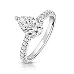 18ct White Gold Lab Grown Diamond Jewellery – VCQ113W/150
