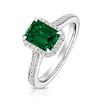 Lab Grown Diamond Emerald 0.28ct Jewellery - VS145E