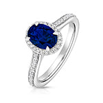 Lab Grown Diamond Sapphire 0.28ct Jewellery - VS146S
