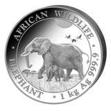 1 KILO SOMALIAN ELEPHANT 2022 SILVER COIN