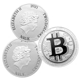 1 OZ 2021 BITCOIN SILVER COIN