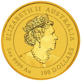 1 OZ AUSTRALIAN OX 2021 GOLD COIN