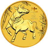 1 OZ AUSTRALIAN OX 2021 GOLD COIN