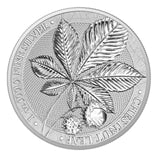 1 OZ CHESTNUT LEAF 2021 SILVER COIN