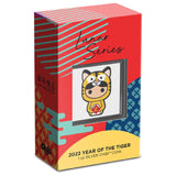 1 OZ CHIBI TIGER 2022 SILVER COIN