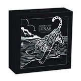 1 OZ GILDED LUNAR TIGER 2022 SILVER COIN