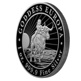 20 X 1 OZ GODDESS EUROPA 2022 SILVER TUBE