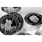 1 OZ GODDESS EUROPA 2022 SILVER COIN