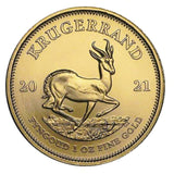 1 OZ KRUGERRAND 2021 GOLD COIN