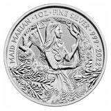 1 OZ MAID MARIAN 2022 SILVER COIN