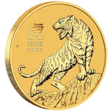 1 OZ YEAR OF THE TIGER 2022 GOLD COIN