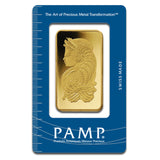 100 GRAMS PAMP FORTUNA GOLD BAR