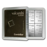 100 GRAM VALCAMBI SILVER COMBI BAR