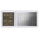 100 X 1 GRAM VALCAMBI SILVER COMBI BAR