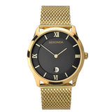 Sekonda Men’s Gold Plated Milanese Dress Watch