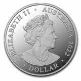 1/2 OZ BOUNDING KANGAROO 2022 SILVER COIN
