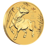 1/2 OZ 2021 AUSTRALIAN OX GOLD COIN