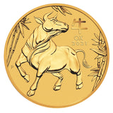 1/2 OZ 2021 AUSTRALIAN OX GOLD COIN