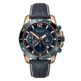 Sekonda Men’s Leather Strap Chronograph Watch