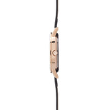 Sekonda Men’s Rose Gold Plated Leather Strap Watch