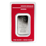 20 GRAMS ARGOR-HERAEUS SILVER BAR