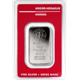 20 GRAMS ARGOR-HERAEUS SILVER BAR