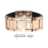 Seksy Rocks® Rose Gold Plated Bracelet Watch
