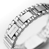 Seksy Edge® Silver Coloured Stone Set Bracelet Watch