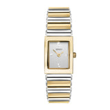 Seksy Edge® Two-Tone Stone Set Bracelet Watch