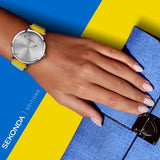 Sekonda Editions Women’s Neon Yellow Strap Watch