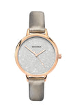 Sekonda Editions Women’s Glitter Dial Bronze Strap Watch