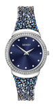 Seksy Rocks® Blue Crystal Bracelet Watch