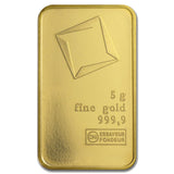 5 GRAMS VALCAMBI GOLD BAR