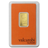 5 GRAMS VALCAMBI GOLD BAR