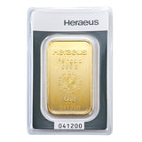 50 GRAMS HERAEUS GOLD BAR