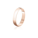 COURT SHAPE 4mm WEDDING BAND