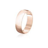 COURT SHAPE 7mm WEDDING BAND