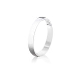 COURT SHAPE 3mm WEDDING BAND